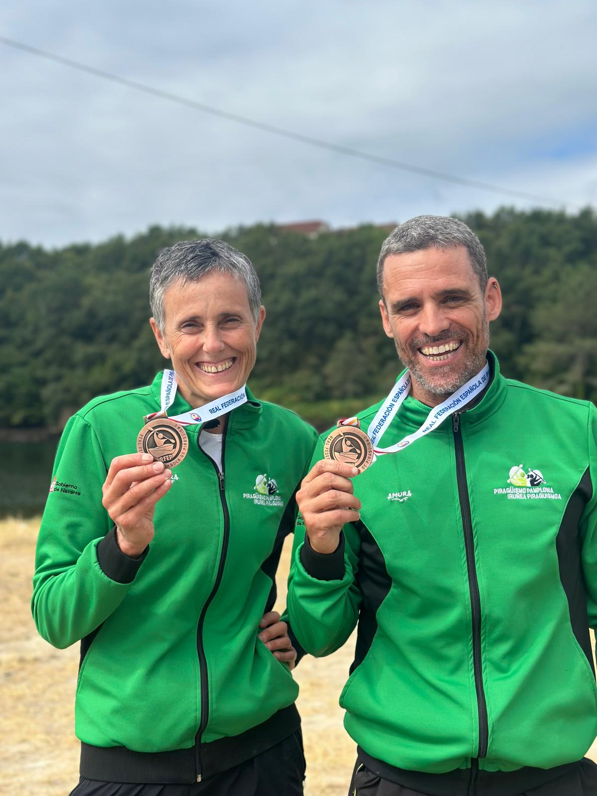 Cinco medallas para el Piragüismo Pamplona en el Campeonato de España de Maratón Corto y Largo de verano